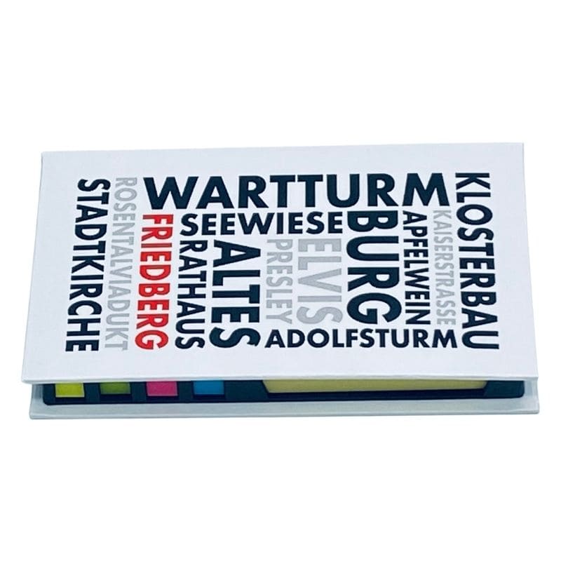 Friedberg Haftnotizzettelbox Friedberg Highlights vers. Farben