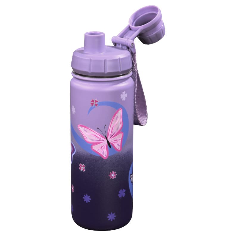 Edelstahl-Trinkflasche Sweet Butterfly | Step by Step