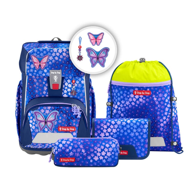  GIANT Butterfly Maja Schulrucksack-Set 5-teilig | Step by Step