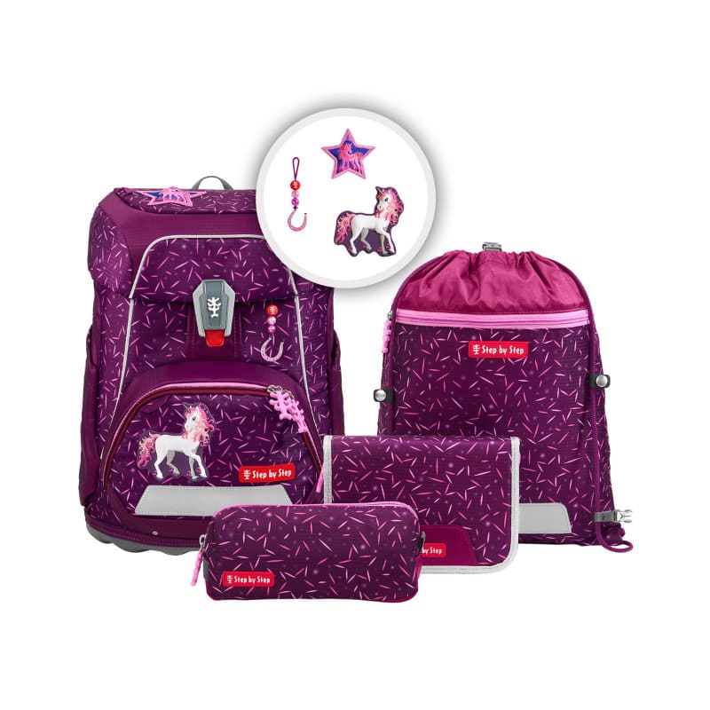 FIT Schulranzen-Set 5-tlg. Pretty Unicorn Nuala | Step by Step