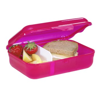 Step by Step Lunchbox "Glitter Heart", Pink
