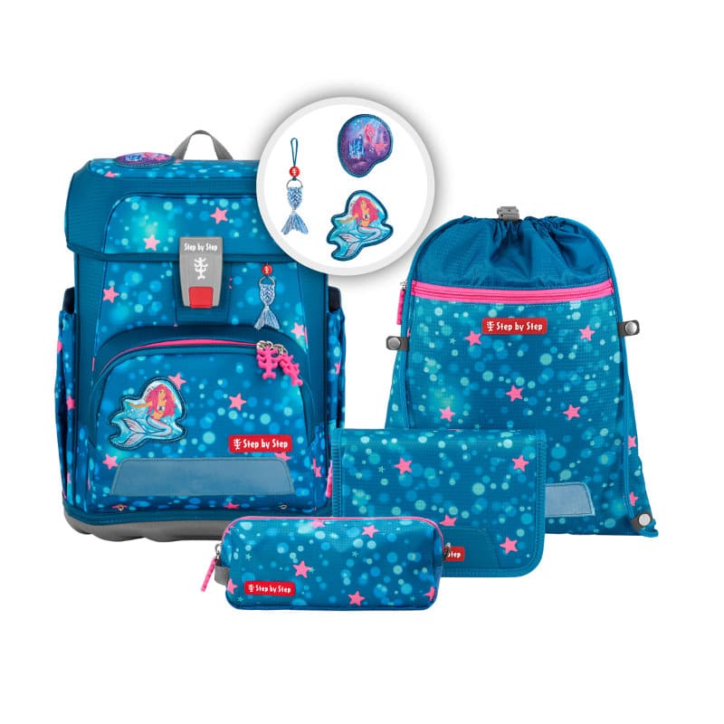 CLOUD Schulranzen-Set  5-tlg. Mermaid Lola | Step by Step