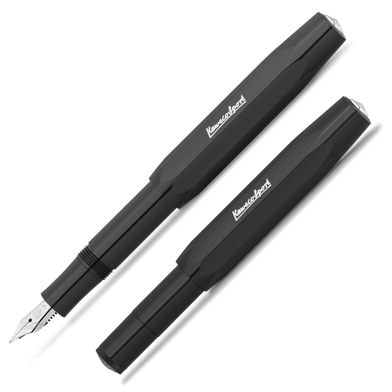 Kaweco SKYLINE SPORT Füllhalter schwarz Feder M