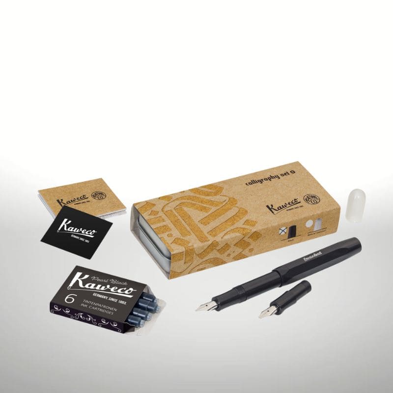 Kaweco Kalligraphie-Sport Set "S" schwarz in der Dose