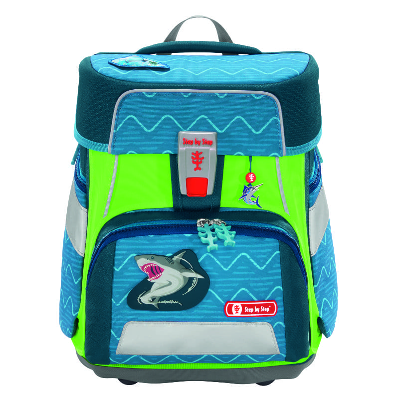 Neon Pull-Over Grün für Schulranzen Space | Step by Step