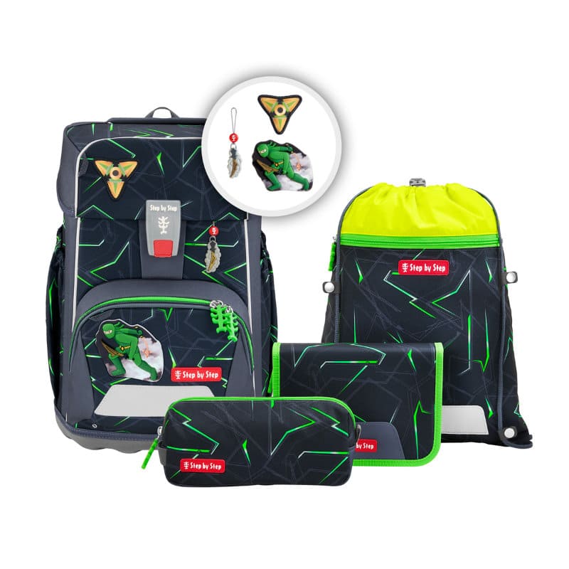 GIANT Ninja Kimo Schulrucksack-Set 5-teilig | Step by Step