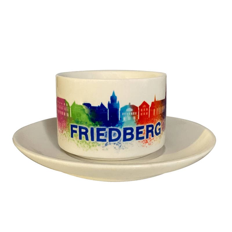 Friedberg Tasse mit Untertasse Skyline