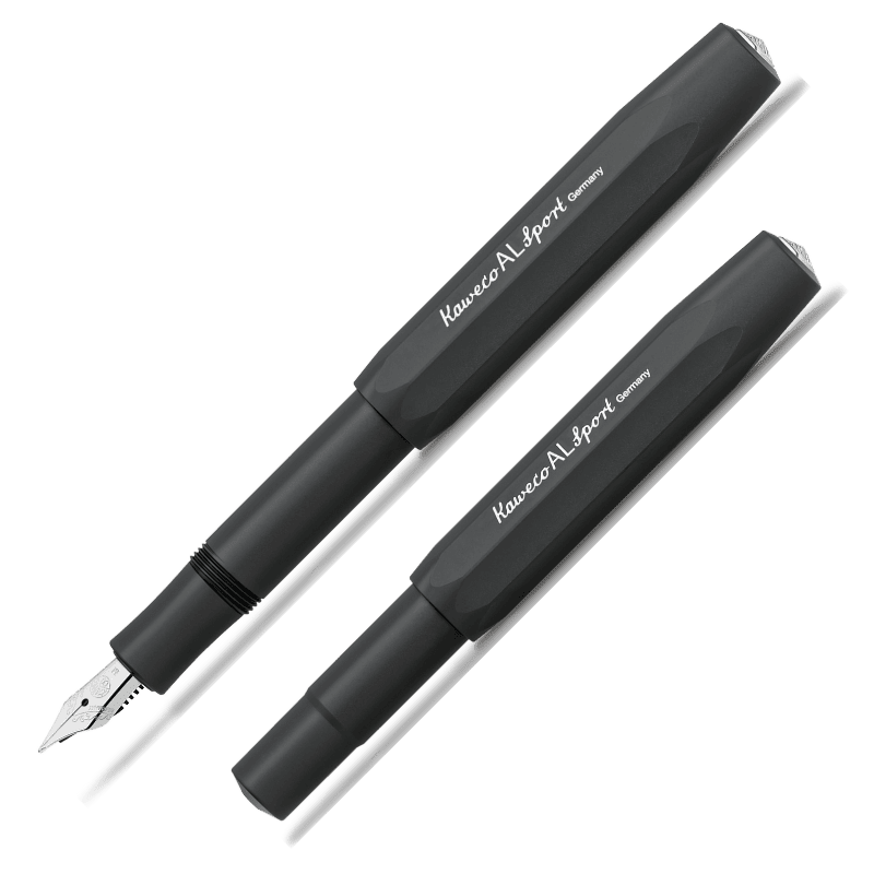 Kaweco AL SPORT Füllhalter schwarz Federstärke M