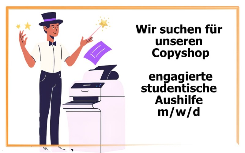 Stellenausschreibung Aushilfe Copyshop bei KoenigPlus