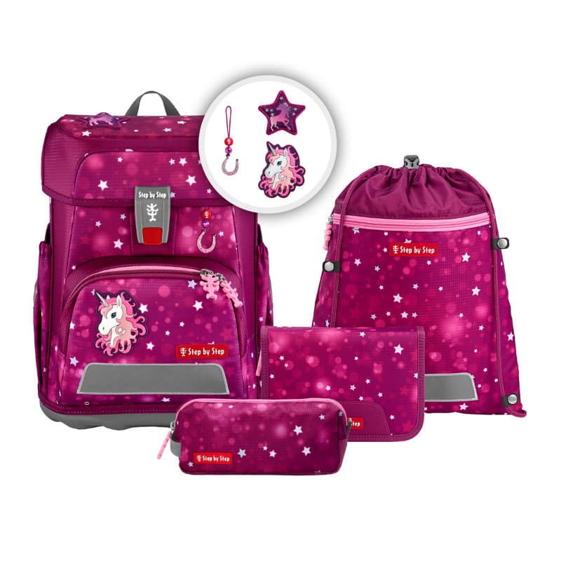 CLOUD Schulranzen-Set  5-tlg. Sweet Unicon Nuala | Step by Step